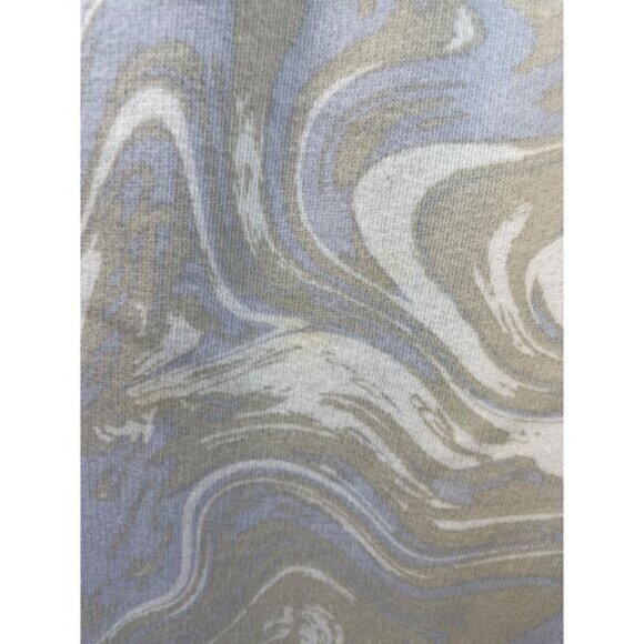 Vintage Style Marble‎ Print Jogger Pants With Elastic Waist & Cuffs - Picture 7 of 11